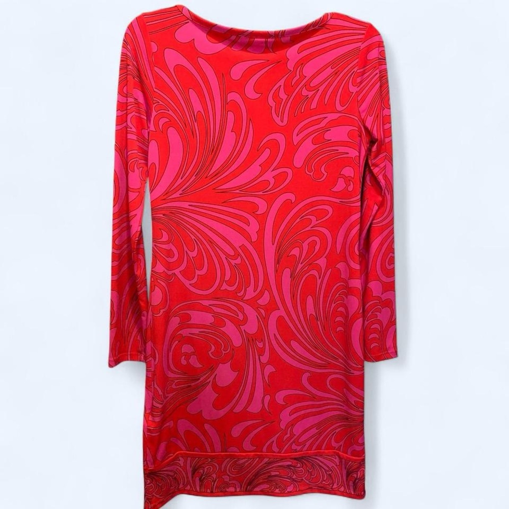 MICHAEL Michael Kors Red and Pink Patterned Dress
